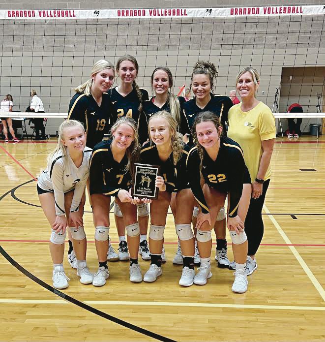The Lebanon High School varsity volleyball team won the Silver Division championship at the Branson Invitational on Saturday.
